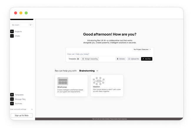Rem Ux REX UX - The Future of UX Design